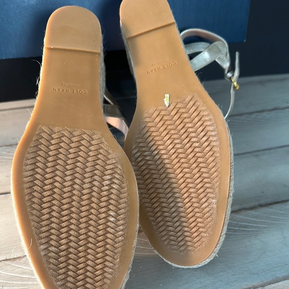 Cole Haan Women's Cream‎ Espadrille Wedges - Picture 7 of 8